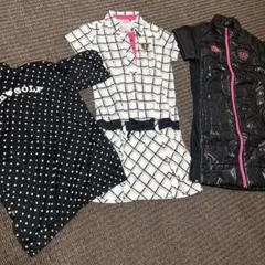 3着セット　美品　M フィラゴルフ　FILA ワンピース　中綿　半袖　トップス