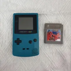 ゲームボーイカラー 青 テトリス セット 動作確認済み
