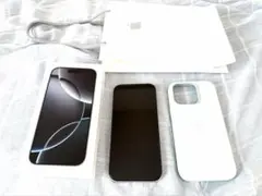 Apple iPhone 16 Pro 白 512GB 純正ケース付き