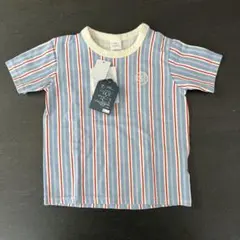 バースデイ cottoli 半袖 80cm 新品タグ付き　ストライプ