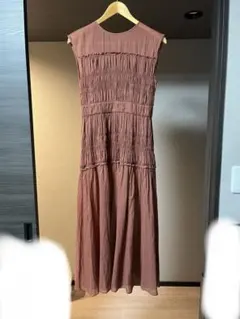 snidel スナイデル　シャーリングノースリーブワンピース