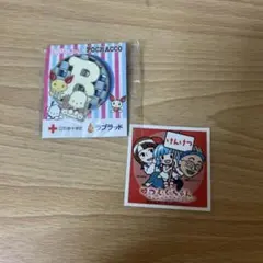 ポチャッコ チェック柄Bマークピンバッジ