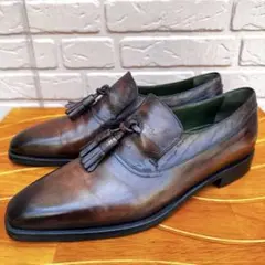 良品】Berluti/ベルルッティ ジャンルーカ ローファー 純正シュー