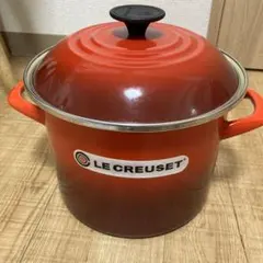 LE CREUSET 赤 両手鍋 大のサムネイル