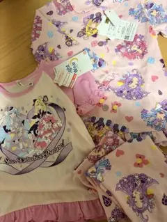 【新品タグ付き】 名探偵プリキュア パジャマ　上下3点セット　110のサムネイル