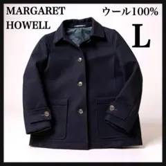 MHL./マーガレットハウエル コート ブラック 黒 ウール 毛100％ MARGARET HOWELL（マーガレットハウエル） MHL. ダッフルコート 起毛
