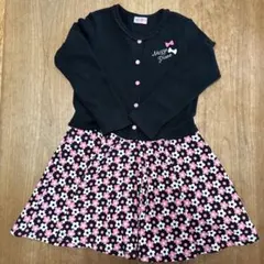 【美品】メゾピアノ花柄ワンピース　130