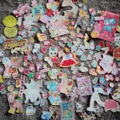 布シール ハンドメイド★レトロアニマル まぜこぜ ミニミニシール入り