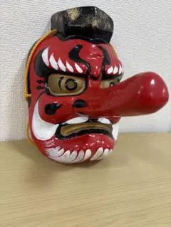 鉄製 お面 能面 天狗 アンティーク 魔除け開運 工芸品 - メルカリ