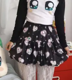 美品⭐︎定価5489円●クンヤレストランズ×SPINNS●バルーンスカート