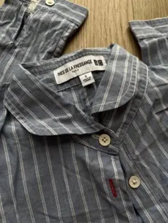 UNIQLO× INES DE LA FRESSANGE ストライプ長袖シャツ