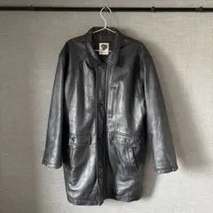 MAYNARD レザージャケット レザーコート ブラック LARGE