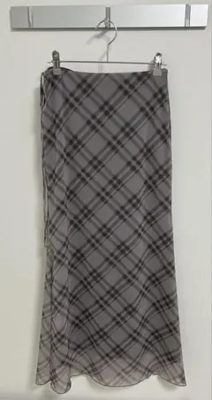 【完売品】ZARA チェック柄チュールスカート