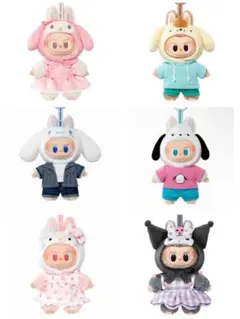 LABUBU ラブブ サンリオキャラクターズ ぬいぐるみペンダント
