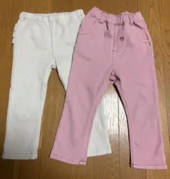 プティマイン　ラグマート　長ズボン　裏起毛　ベビー　90サイズ