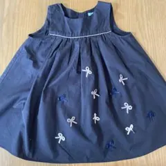 TOCCA ワンピース ネイビー 90cmのサムネイル