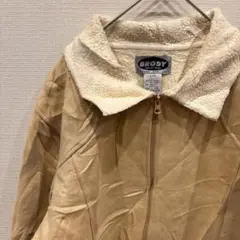 美品✨️【L】フリースジャケット ベージュ アウター 長袖 レディース メンズ