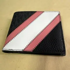 新品未使用品マイケルコース/二つ折り財布 黒/ピンク/白/月末値下のサムネイル