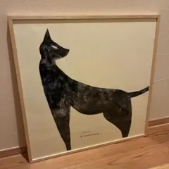 【廃盤】IDEE イデー　山口一郎　大型　ジクレー　黒猫