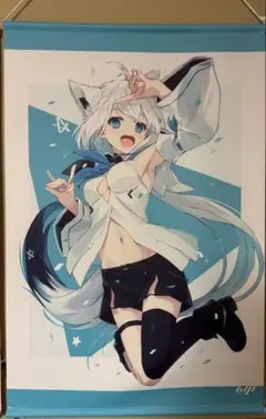 白上フブキ 等身大タペストリー 凪白みと - メルカリ