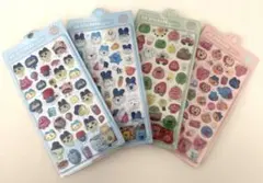 ぷっくりシール　立体シール　３Dシール　たまごっち　4枚セット　②