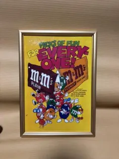 M&M's ポスター 額縁入り ヴィンテージ風のサムネイル