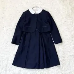 familiar ファミリア　お受験フォーマルアンサンブル 125cm ネイビー