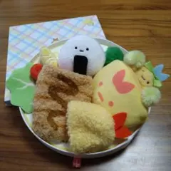 すみっコぐらし　のこさずたべてね ランチプレート　シーンぬいぐるみ てのり