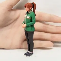 1/18 コンビニ店員F フィギュア ドールハウスに ミニカーに 1/64より大