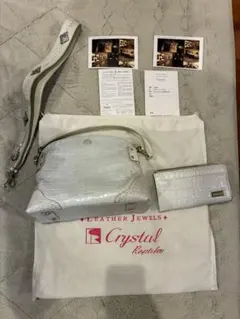 LEATHER JEWELS ハンドバッグ 財布セット