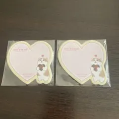 モフサンド　mofusand ストア　ノベルティ　2月　付箋2個セット