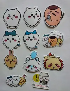 ちいかわ達のかわいいキャラクター ステッカー 11枚セット【新品・未使用品】