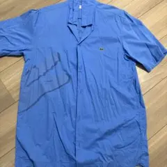Lacoste 青 コットン ポロシャツ