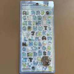 【正規品】新作　ボンボンドロップシール　文字　はぴだんぶい
