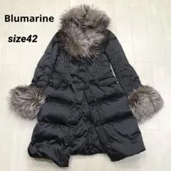 Blumarine ブルマリン 脱着可能ファー付き ロング ダウンコートのサムネイル