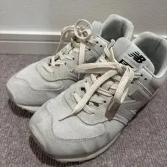 New Balance 574 ホワイト スニーカー