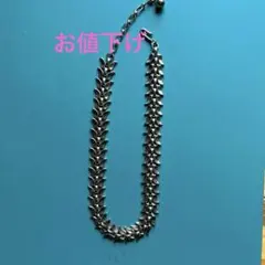 リーフ形状 ゴールド系ネックレス