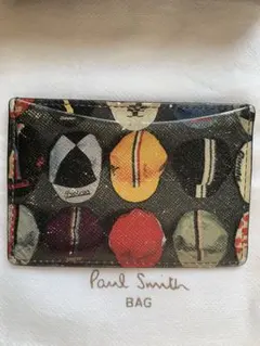 【美品】 ポールスミス キャップ柄　定期入れ パスケース カードケース