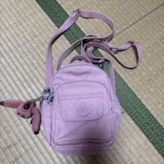 キプリング KIPLING 3WAY ショルダーバッグ ピンク　ミニリュック