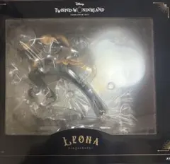 ツイステ レオナ・キングスカラー 1/8スケールフィギュア 特典カード　缶バッジ