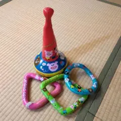 Kids Doodle スタッキングおもちゃ 動物デザイン 輪投げ