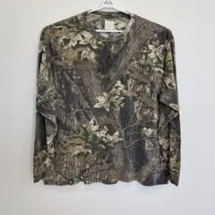 90s プレーリーゴーストカモ 迷彩ポケット長袖TシャツロンT L USA製