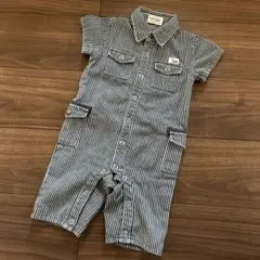 【値下げ！】Lee ヒッコリーつなぎ 90サイズ※小さめ