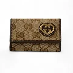☆Gucci☆グッチ　GGキャンバス　６連キーケース