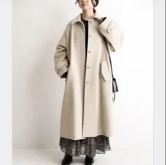 SLOBE IENA ステンカラーウールコート
