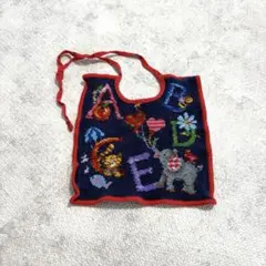 フェイラー FEILER ベビースタイ よだれかけ ABC柄 ネイビー