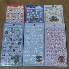 【正規品】ボンボンドロップ他　サンリオ　ミニ　シマエナガ　6枚セット