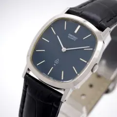 SEIKO 自動巻 腕時計 メンズ 2418-301A ブルー文字盤 美品 希少 - メルカリ