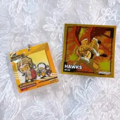 僕のヒーローアカデミア ホークス サンリオ アクリルキーホルダー ステッカー