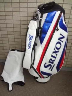 Srixon キャディバッグ ネイビー/ホワイト/レッド　新品、未使用、タグ付き Srixon キャディバッグ ネイビー/ホワイト/レッド 新品、未使用